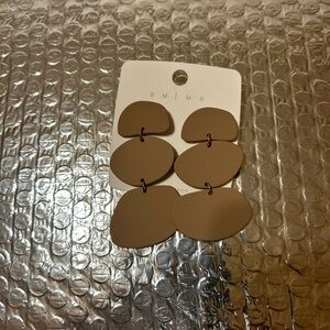 6 Piece Wooden Earring Lot